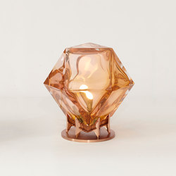 WELLES DOUBLE-BLOWN GLASS Desk Lamp | Table lights | Gabriel Scott