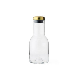 Bottle Carafe | 0,5 L w. Brass Lid | Dekanter / Karaffen | Audo Copenhagen