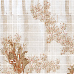 Quad | Pattern plants / flowers | Wall&decò