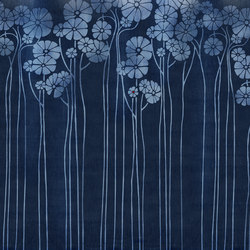 Daisy Blue | Pattern plants / flowers | GLAMORA