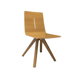 Cross Solid Chair | without armrests | dutchglobe