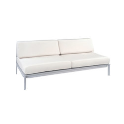 Naples Sectional Armless Settee | without armrests | Kingsley Bate