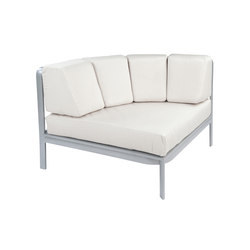 Naples Sectional Curved Corner Chair | Modular seating elements | Kingsley Bate