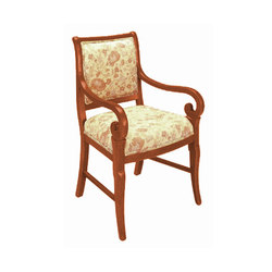 Wood Dining Chair with Armrest | Chaises | BK Barrit