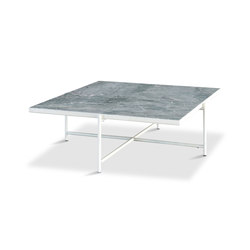Coffee Table 90 White - Dolceacqua Marble