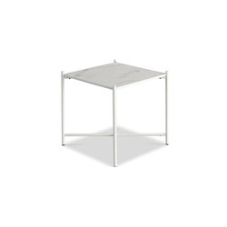 Side Table  White - White Marble