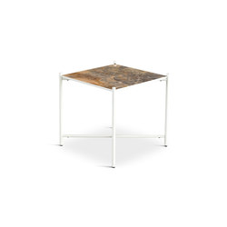 Side Table White - Colombe  d'Or Marble