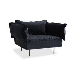 1-Seat Lounge Chair - dark grey