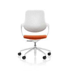 Coza Task Chair - White Shell | Office chairs | Boss Design