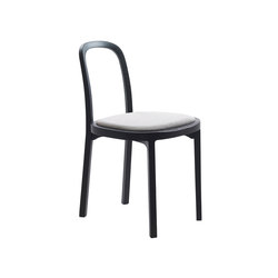 Siro+ | Chair | black | upholstered | Sedie | Woodnotes
