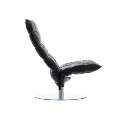 k Chair | wide | Swivel | Leather | Poltrone | Woodnotes
