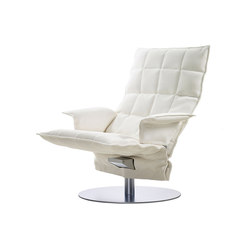 k Chair | with Armrests | Swivel | Poltrone | Woodnotes