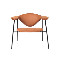 Masculo Lounge Chair – 4-legged metal version | Sillones | GUBI