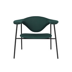 Masculo Lounge Chair – 4-legged metal version | Poltrone | GUBI