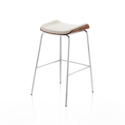 Kruze Stool - 4 Leg without back | Seat upholstered | Boss Design