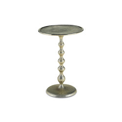 Hookah Accent Table | Tabletop round | Currey & Company