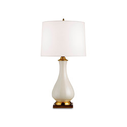 Lynton Table Lamp, White | Table lights | Currey & Company