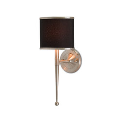 Primo Wall Sconce W/ Black Shade | Wall lights | Currey & Company