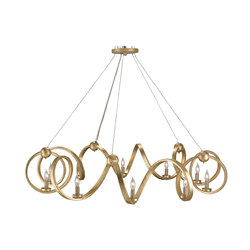 Ringmaster Chandelier | Suspended lights | Currey & Company