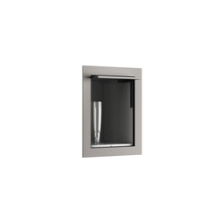 FURNITURE | Built-in cabinet for retractable shower jet for intimate hygiene or toilet-jet for WC cleaning. | Silver | Wall cabinets | Armani Roca