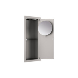 FURNITURE | Built-in cabinet with magnifying mirror | Silver | Wall cabinets | Armani Roca