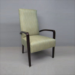 Wood Dining Chair with Armrest