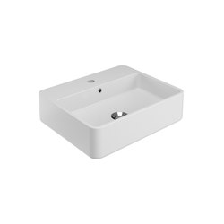 Tratto - lavabo monoforo appoggio | Wash basins | Olympia Ceramica