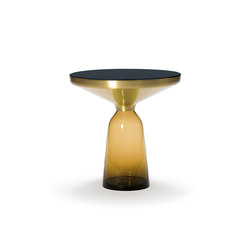 Bell Side Table brass-glass-orange | Side tables | ClassiCon