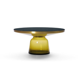 Bell Coffee Table brass-glass-yellow |  | ClassiCon