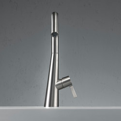 Volcano | Stainless steel Deck mounted mixer |  | Quadrodesign