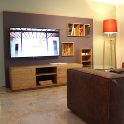 Wally B250 eiche lino mauve | Wall storage systems | Sixay Furniture