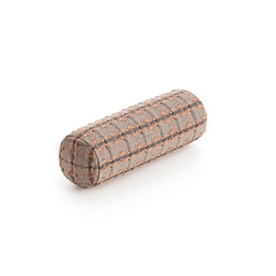 Garden Layers Small Roll Checks terracotta | Coussins | GAN