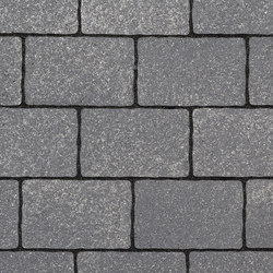 Urbino Vulcan grey, grained | Concrete paving bricks | Metten