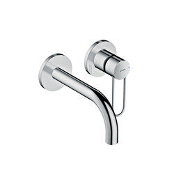 AXOR Uno Single lever basin mixer for concealed installation loop handle wall-mounted 165 | Wash basin taps | AXOR