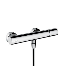 AXOR Uno Single lever shower mixer for exposed installation zero handle | Shower controls | AXOR