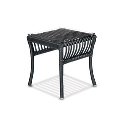 Adirondack Side Table With Tempered Glass Top | Tabletop square | Kannoa