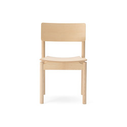 Green Wooden chair | stackable | Billiani