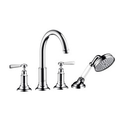 AXOR Montreux 4-hole rim mounted bath mixer with lever handles |  | AXOR