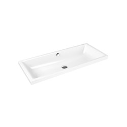 Puro S countertop washbasin 40mm alpine white | Waschtische | Kaldewei