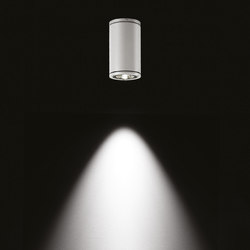 Yama CoB LED / Ø 110mm - H 170mm - Textured Glass - Narrow Beam 20° - Direct 230V | Outdoor ceiling lights | Ares