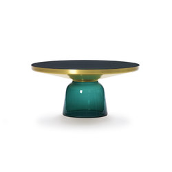 Bell Coffee Table brass-glass-green |  | ClassiCon