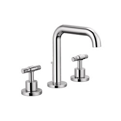 Widespread Lavatory with High Spout and T-Lever Handles | Wash basin taps | Brizo