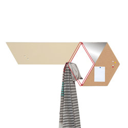 Elementiles | variations set 8 | Wall-mounted coat racks | Vij5
