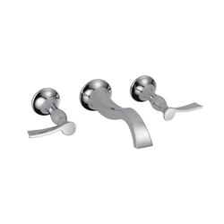 Two-Handle Wall Mount with Lever Handles | Wash basin taps | Brizo