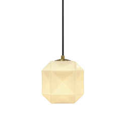 Mimo Cube Pendant, White | Suspended lights | Oggetti