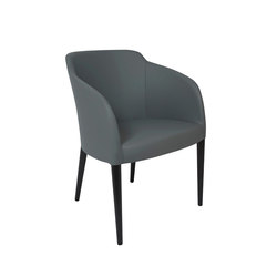 Este Armchair, Grey With Wenge Legs | Chairs | Oggetti