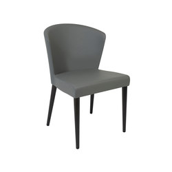 Verona Chair, Grey With Wenge Legs