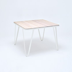Loop Table - cream white
