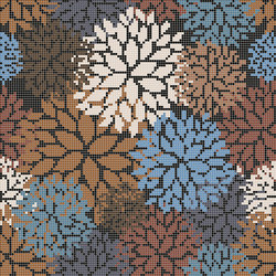 Florilege Red | Glass mosaics | Mosaico+