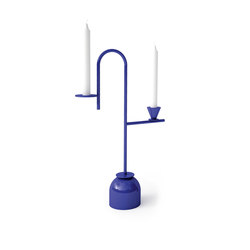 Blue Candleholders | Dining-table accessories | Cappellini